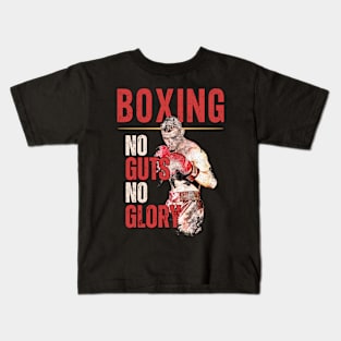 Boxing: No Guts No Glory Kids T-Shirt